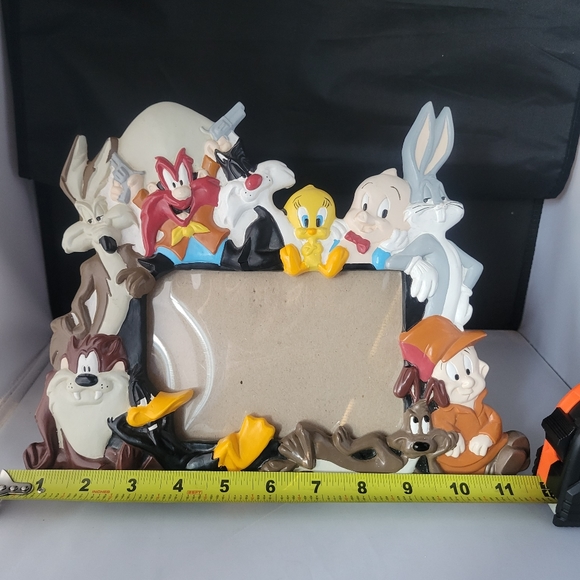 Vintage LOONEY TUNES WARNER BROS 3-D Cartoon Characters Picture Frame - Picture 5 of 10